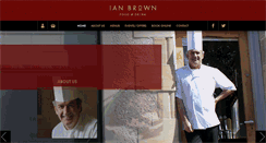 Desktop Screenshot of ianbrownrestaurant.co.uk